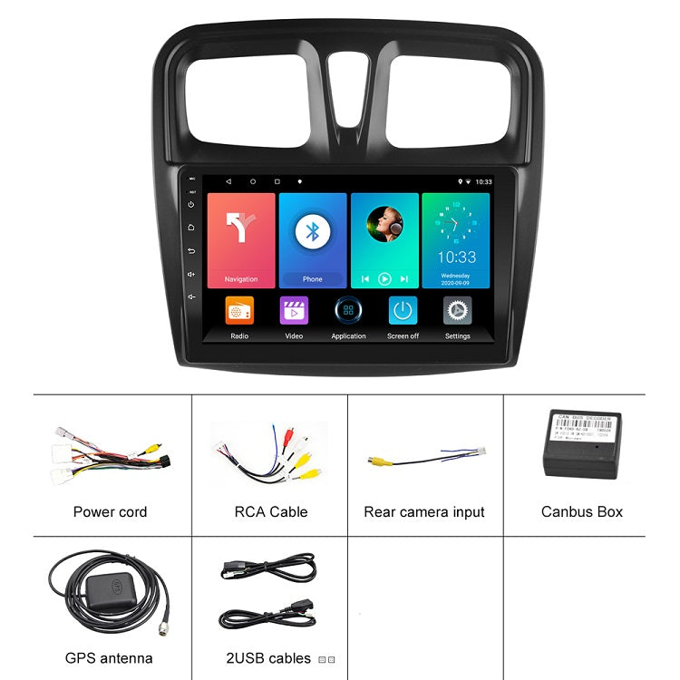 Renault Logan 2016 - 2023 Radio Android Homologada