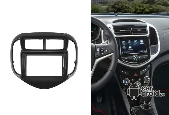 Radio Android Consola Chevrolet Aveo 2016 9" pulgadas, pantalla táctil, modelo original, instalada