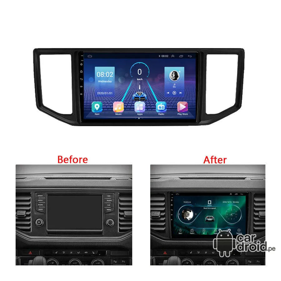 Radio Android Vw Amarok 2016 - 2022 Radio Android Homologada, pantalla táctil, modelo original, instalada
