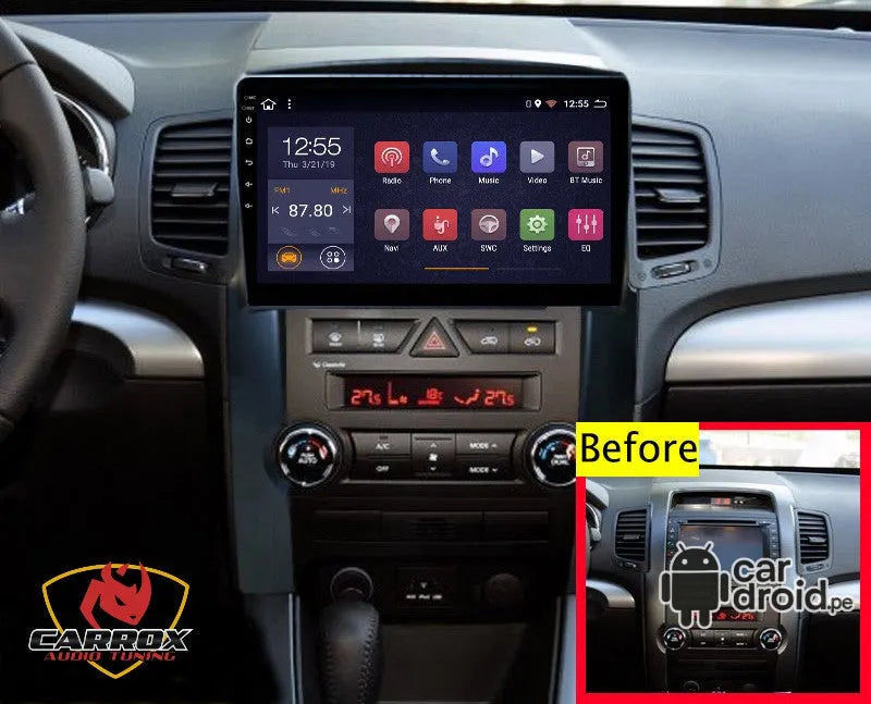 Radio Android Kia Sorento 2012 - 2015 Radio Android Homologada, pantalla táctil, modelo original, instalada