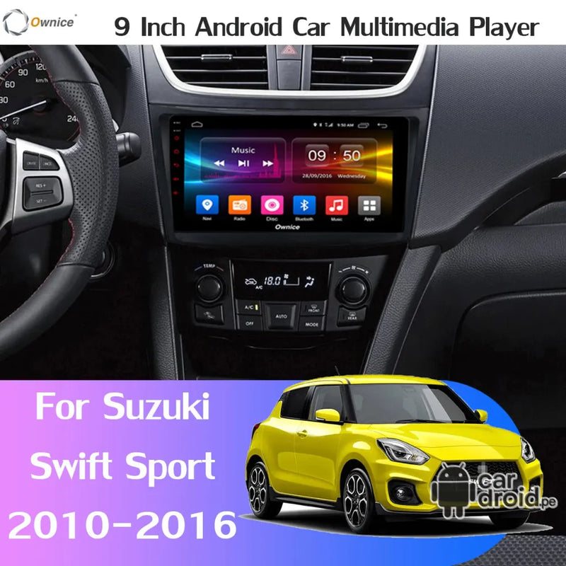 Radio Android Suzuki Swift 2012 - 2016 Radio Android Homologada, pantalla táctil, modelo original, instalada