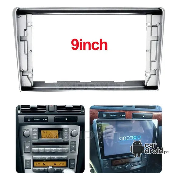 Radio Android Toyota avensis 2002-2008 9" pulgadas, pantalla táctil, modelo original, instalada