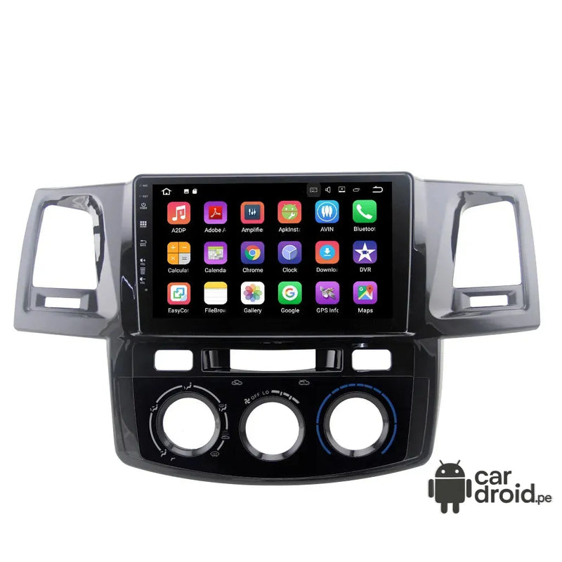 Radio Android Toyota Hilux 2012 - 2017 Radio Android Homologada, pantalla táctil, modelo original, instalada