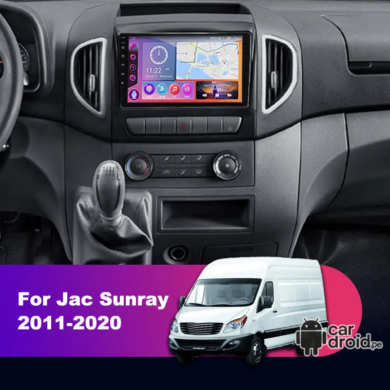 Radio Android Jac Sunray 2017 - 2023 Radio Android Homologada, pantalla táctil, modelo original, instalada
