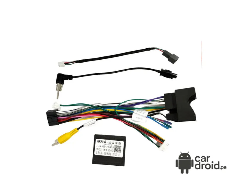 Radio Android Peugeot 2016+ Conector Canbus, pantalla táctil, modelo original, instalada