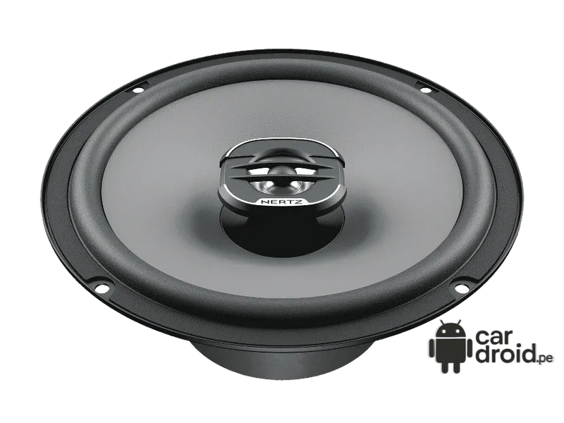Radio Android Parlante Coaxial HERTZ UNO 220W, pantalla táctil, modelo original, instalada