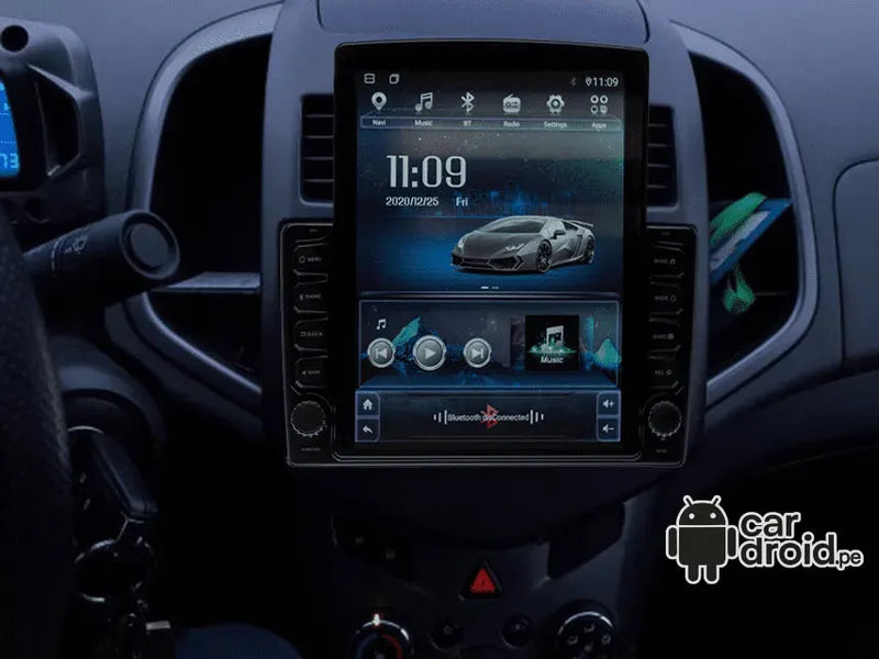 Radio Android Chevrolet Aveo 2011 - 2015 Radio Android Vertical Homologada, pantalla táctil, modelo original, instalada