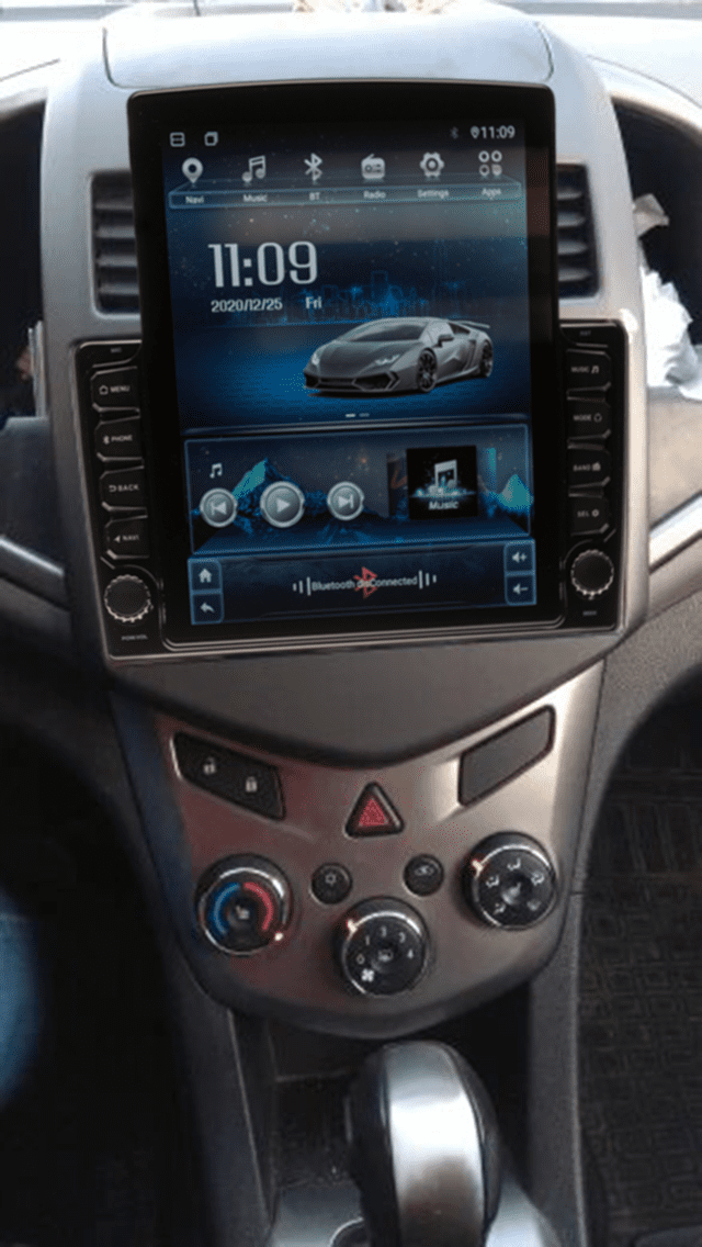 Chevrolet Aveo 2011 - 2015 Radio Android Vertical Homologada