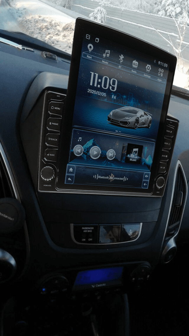 Hyundai Tucson 2009 - 2015 Radio Android Vertical Homologada