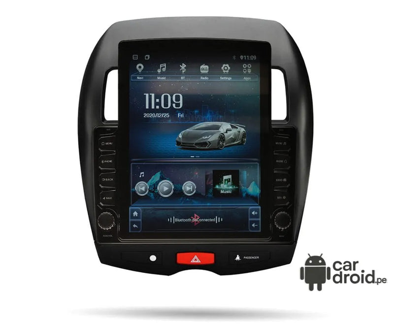 Radio Android Mitsubishi ASX 2010 - 2017 Radio Android Vertical Homologada, pantalla táctil, modelo original, instalada