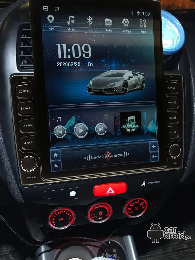 Radio Android Mitsubishi ASX 2010 - 2017 Radio Android Vertical Homologada, pantalla táctil, modelo original, instalada