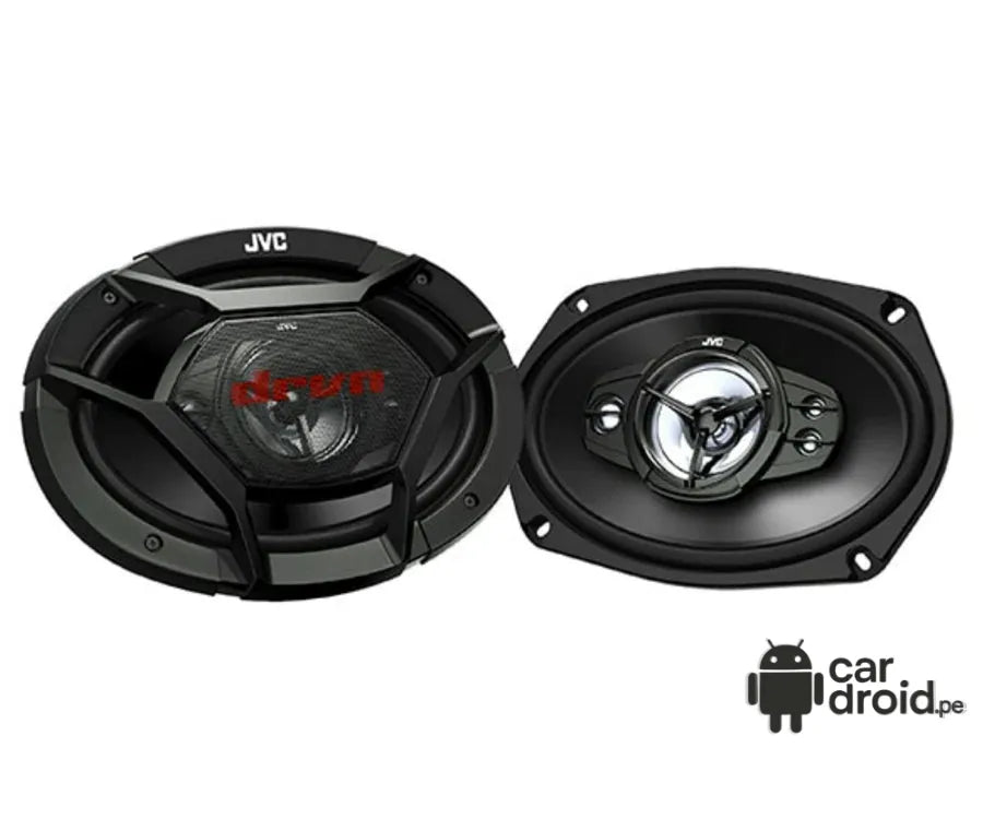 Radio Android Parlantes JVC 800w 6x9" CS-DR6950H, pantalla táctil, modelo original, instalada