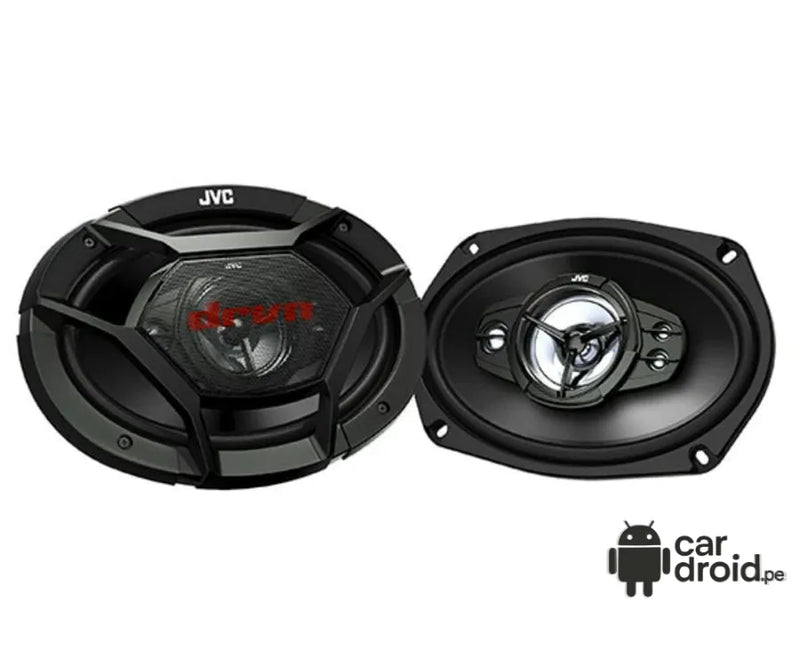 Radio Android Parlantes JVC 800w 6x9" CS-DR6950H, pantalla táctil, modelo original, instalada