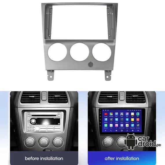 Radio Android Consola Subaru Impreza 2003-2006 9" pulgadas, pantalla táctil, modelo original, instalada
