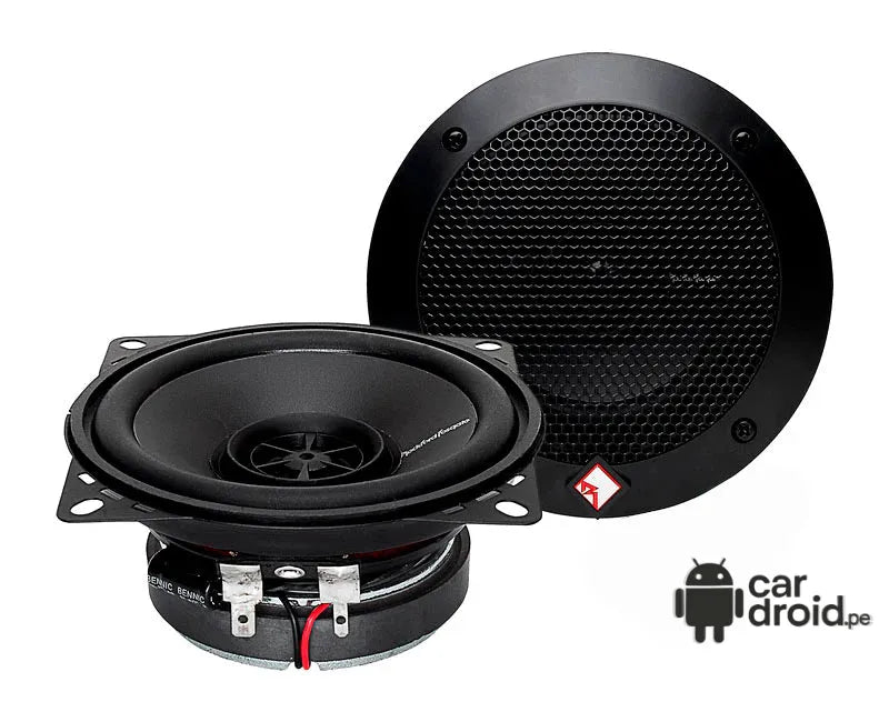 Radio Android Parlante Rockford Prime 4" R14X2, pantalla táctil, modelo original, instalada