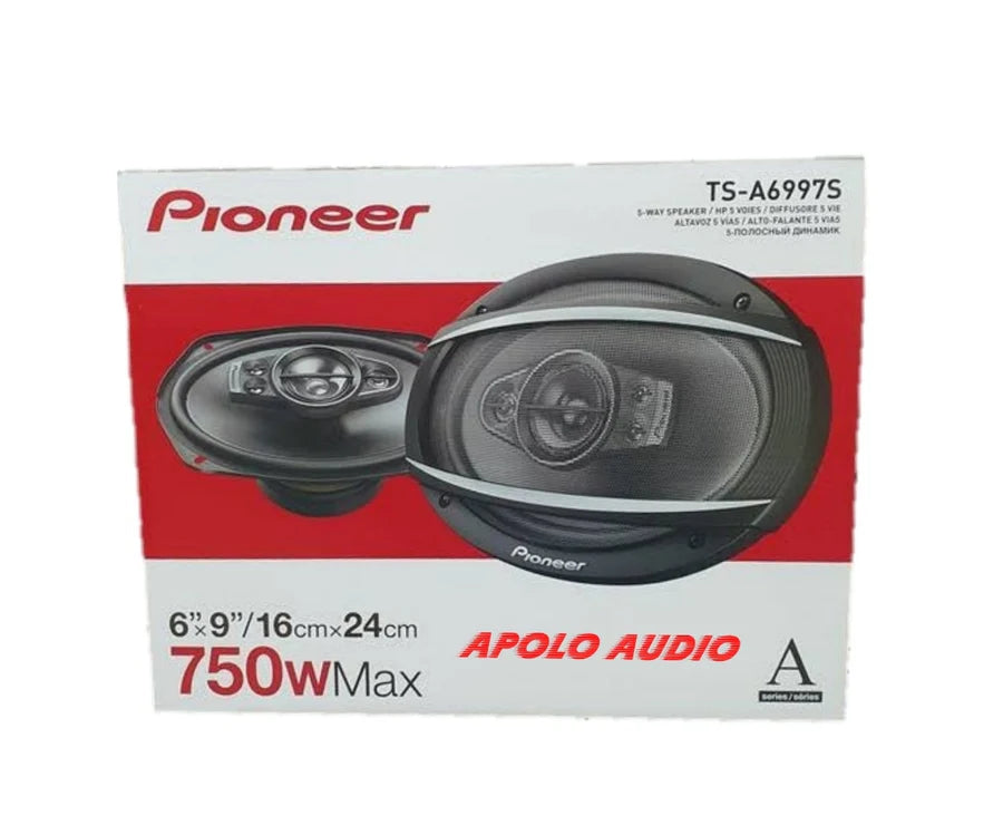 Parlante Ovalado Pioneer 6x9" 750W Pentaxial Ts-A6997S