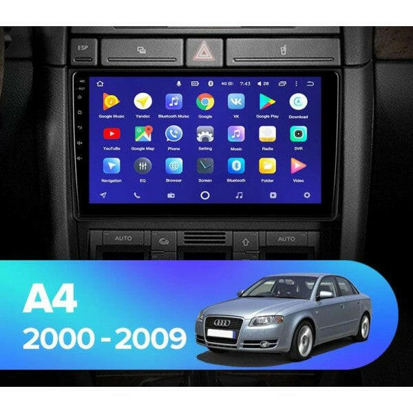 Audi A4 2002 - 2008 Radio Android Homologada