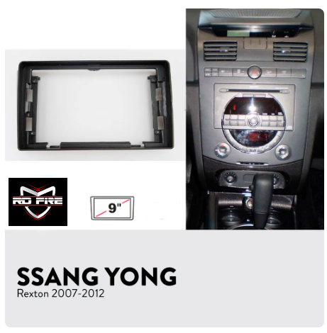 Consola Ssang Rong Rexton  2007-2012  9" Pulgadas - Cardroid