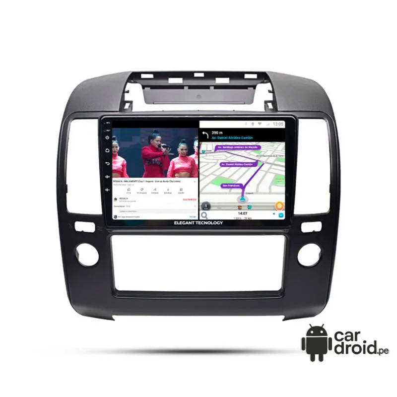 Radio Android Nissan Navara 2006 - 2013 Radio Android Homologada, pantalla táctil, modelo original, instalada