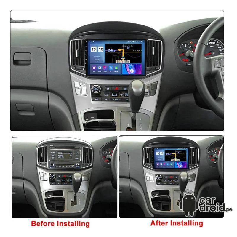 Radio Android Hyundai H1 2014 - 2018 Radio Android Homologada, pantalla táctil, modelo original, instalada