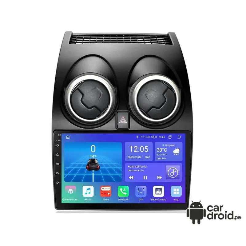 Radio Android Nissan Qashqai 2007 - 2013 Radio Android Homologada, pantalla táctil, modelo original, instalada
