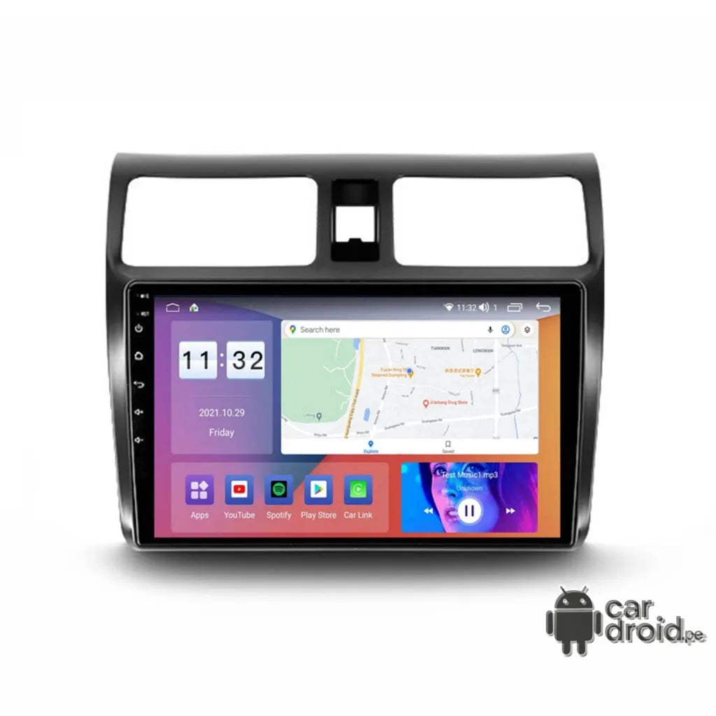 Radio Android Suzuki Swift 2004 - 2011 Radio Android Homologada, pantalla táctil, modelo original, instalada