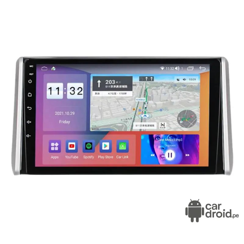 Radio Android Toyota Rav4 2019 - 2024 Radio Android Homologada, pantalla táctil, modelo original, instalada