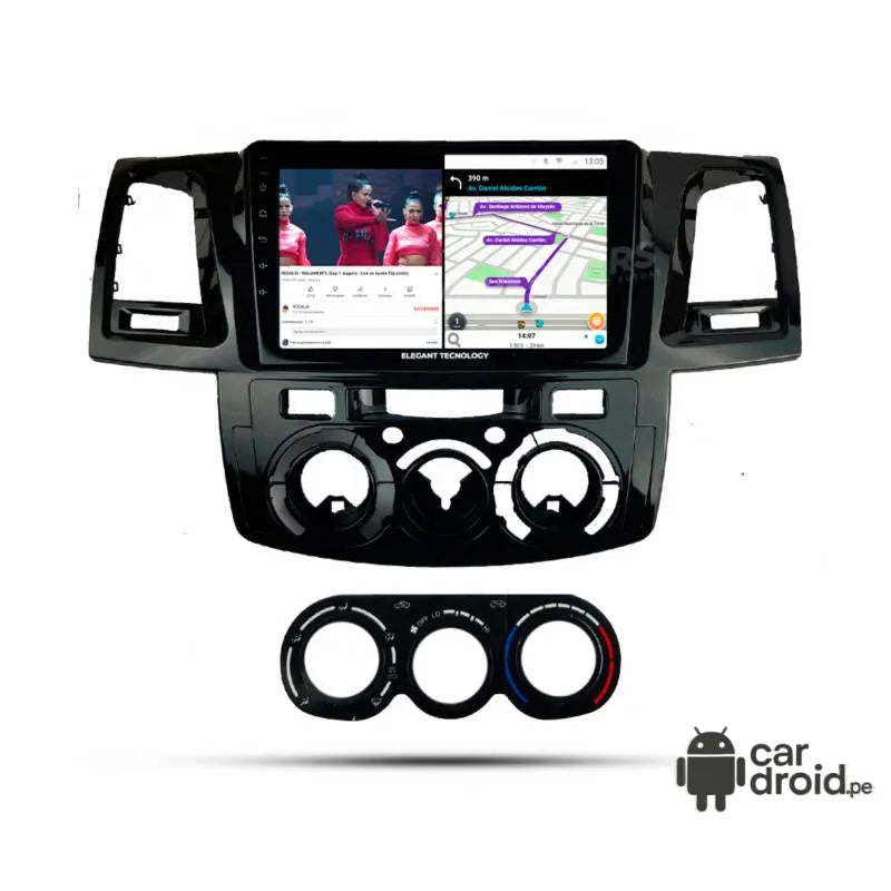 Radio Android Toyota Hilux 2005 - 2009 Radio Android Homologada, pantalla táctil, modelo original, instalada