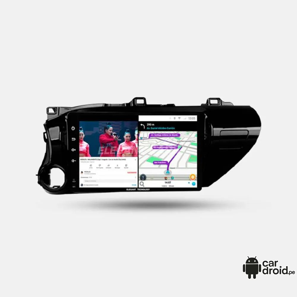 Toyota hilux  10p 2018-2025 - 6GB RAM - 128GB - Radio Android