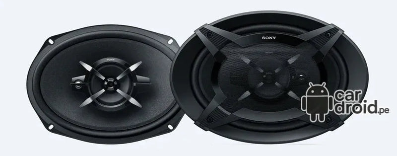 Radio Android Parlantes Ovalados SONY XS-FB6930 450W Triaxial, pantalla táctil, modelo original, instalada