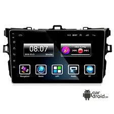 Radio Android Toyota Corolla 2006 - 2012 Radio Android Homologada, pantalla táctil, modelo original, instalada
