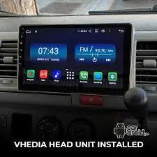 Radio Android Toyota Hiace 2019 - 2023 Radio Android Homologada, pantalla táctil, modelo original, instalada