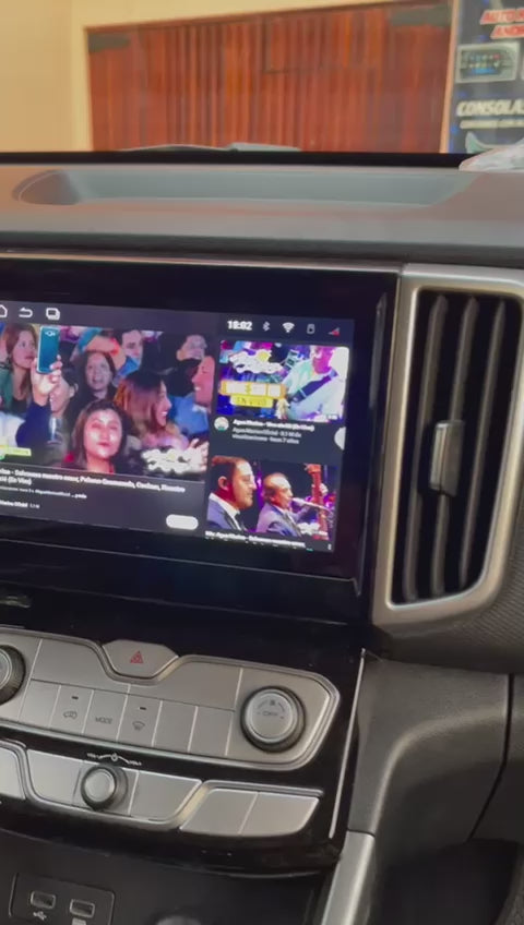 Video radio android great wall PoerGWM Poer 2019 - 2024 Radio Android Homologada