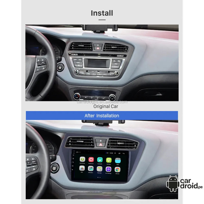 Hyundai i20 2015-2020 - 6GB RAM - 128GB - Radio Android