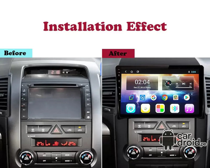 Radio Android Kia Sorento 2012 - 2015 Radio Android Homologada, pantalla táctil, modelo original, instalada