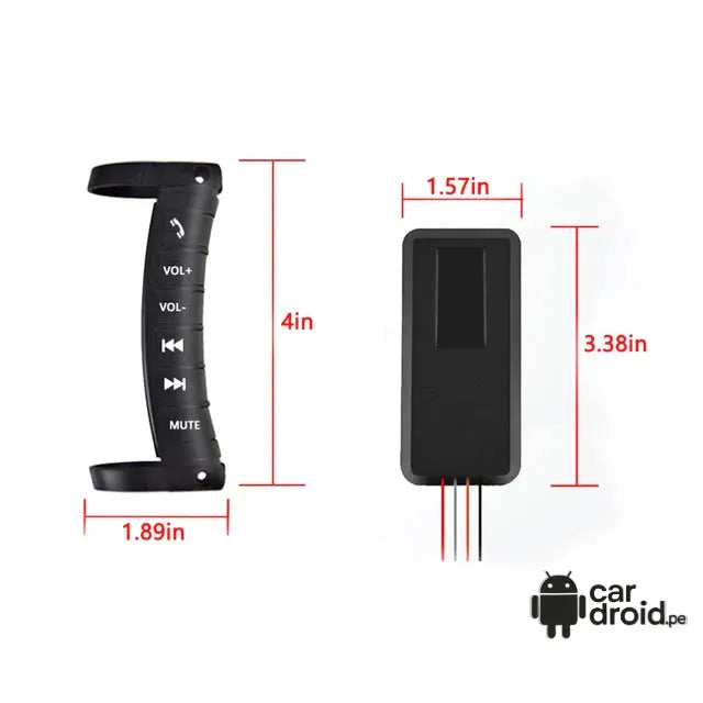 Radio Android Control de Timon inalámbrico tipo Pulsera 6 botones para radio android, pantalla táctil, modelo original, instalada