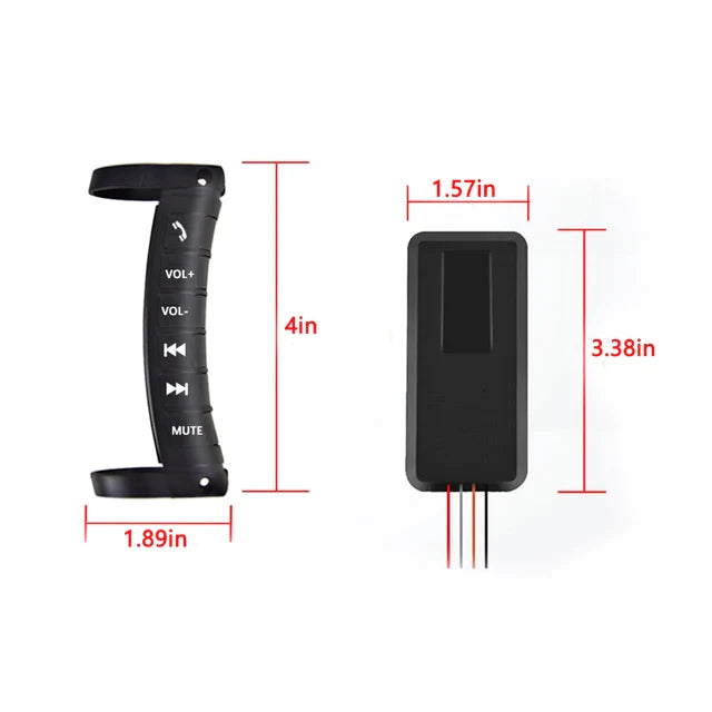 Control de Timon inalámbrico tipo Pulsera 6 botones para radio android