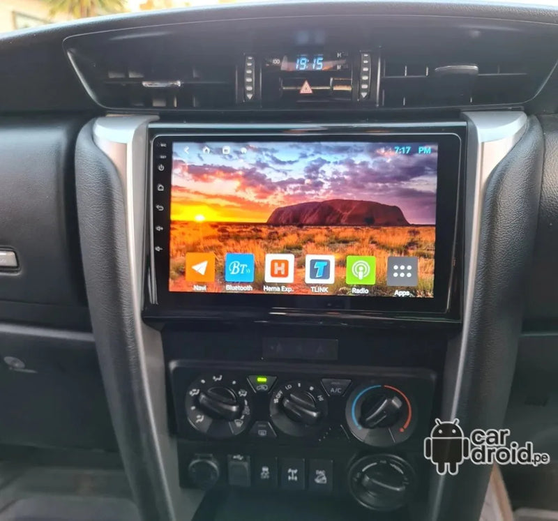 Radio Android Toyota fortuner 2016 - 2023 Radio Android Homologada, pantalla táctil, modelo original, instalada