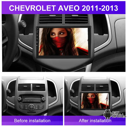 Chevrolet Sonic-Aveo 2013-2018 - 6GB RAM - 128GB - Radio Android
