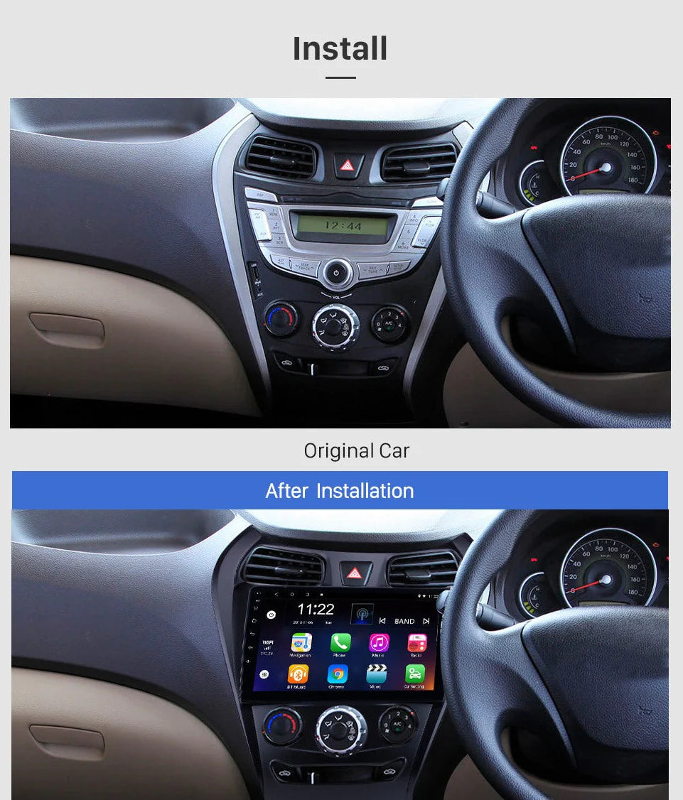 Hyundai Eon 2012 - 2019 Radio Android Homologada