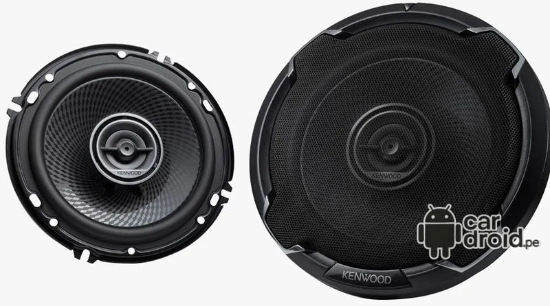 Radio Android Parlantes Kenwood KFC-1696PS, pantalla táctil, modelo original, instalada